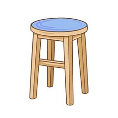 stool vector icon, furniture vector illustration - simple illustration of stool perfect for logos, and furniture-themed designs.