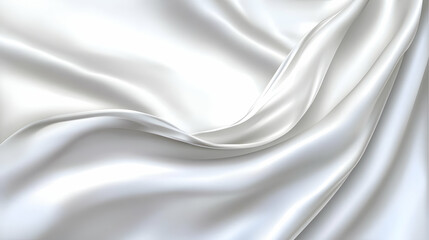 Obraz premium White Silk Drape Abstract Background