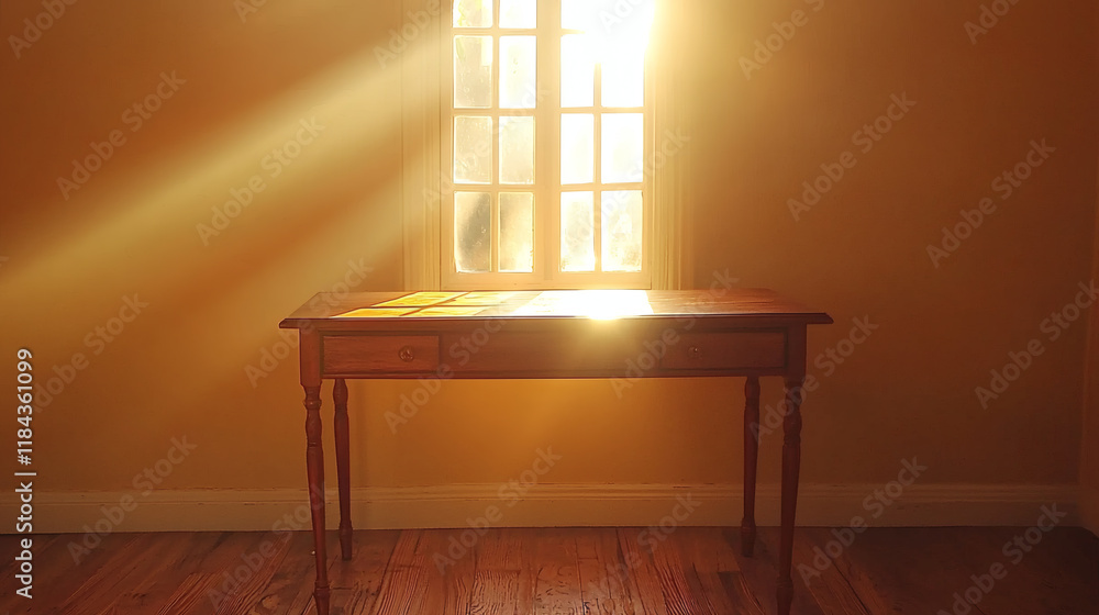 Poster a minimalist desk with a motivational note encouraging self-discipline and focus self-discipline sto