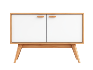 Modern sideboard buffet, stylish storage solution with drawers and doors for dining or living room