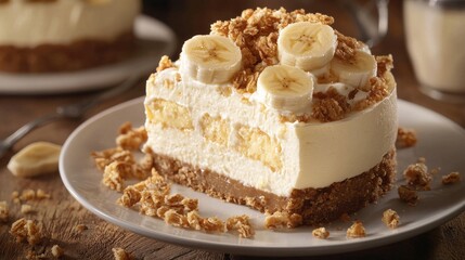 Banana Pudding Crunch Cheesecake 