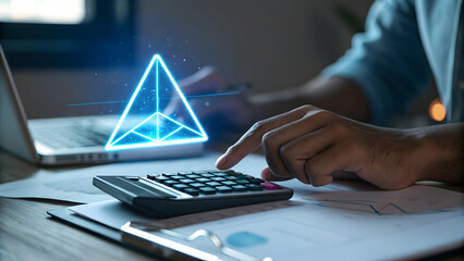 Digital Visualization of 3D Pyramid Transforming Finance and Innovation
