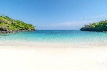 Fototapeta premium Serene Beach Cove Photo