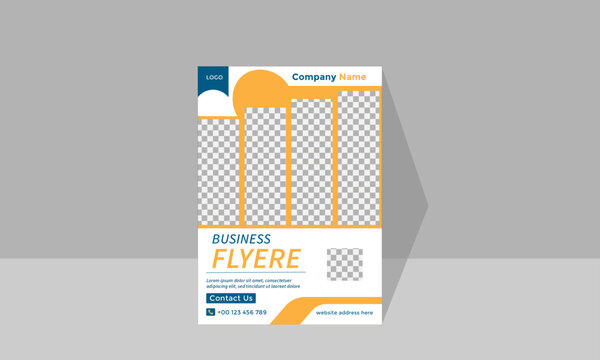 Corporate Business Flyer Template Layout