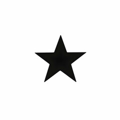 Obraz premium Black Star 3D Illustration