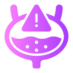 cystitis gradient icon
