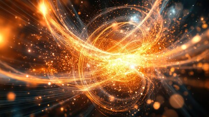 Obraz premium Quantum sensor technology used in the energy sector, detecting minute changes in energy systems for efficient management and optimization of power grids