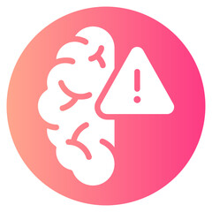 brain gradient icon