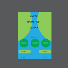 flyer design creative corporate social marketing advertisement modern agency