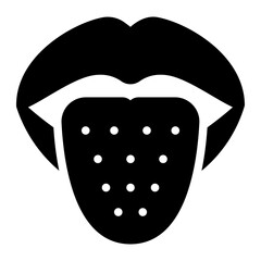 scarlet fever glyph icon