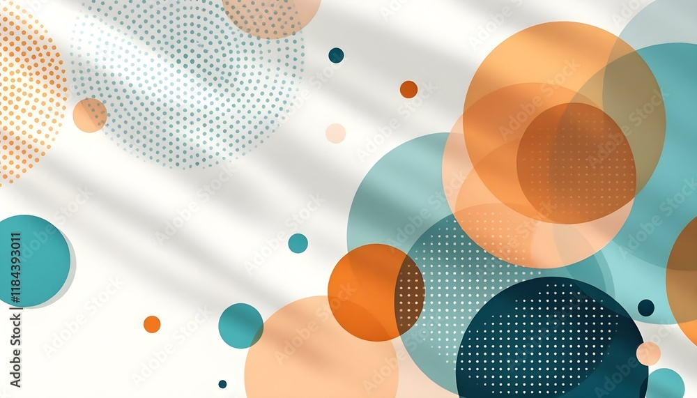 Poster abstract halftone white background set in three colors. abstract halftone white background with thre