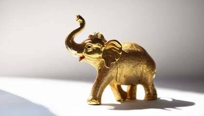 金色のゾウの置物