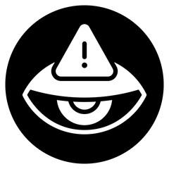 drowsiness glyph icon