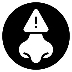 nose glyph icon