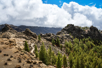 Rocky mountains in Gran Canaria