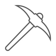 Pickaxe Icon Design