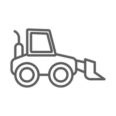 Bulldozer Icon Design