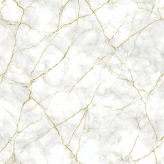 White Gold Veined Marble Background
