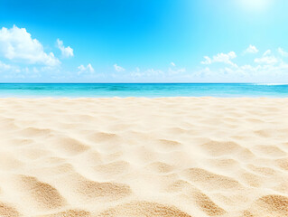 Obraz premium Sunny Beach Background Illustration