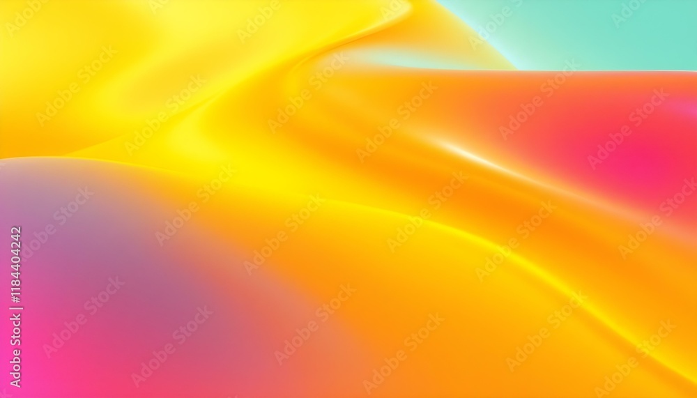 Poster Gradient gainsboro to the lemon yellow abstract background. Abstract background with a gradient of colors from blue to pink and yellow. Gradient Gainsboro to Goneydew abstract background