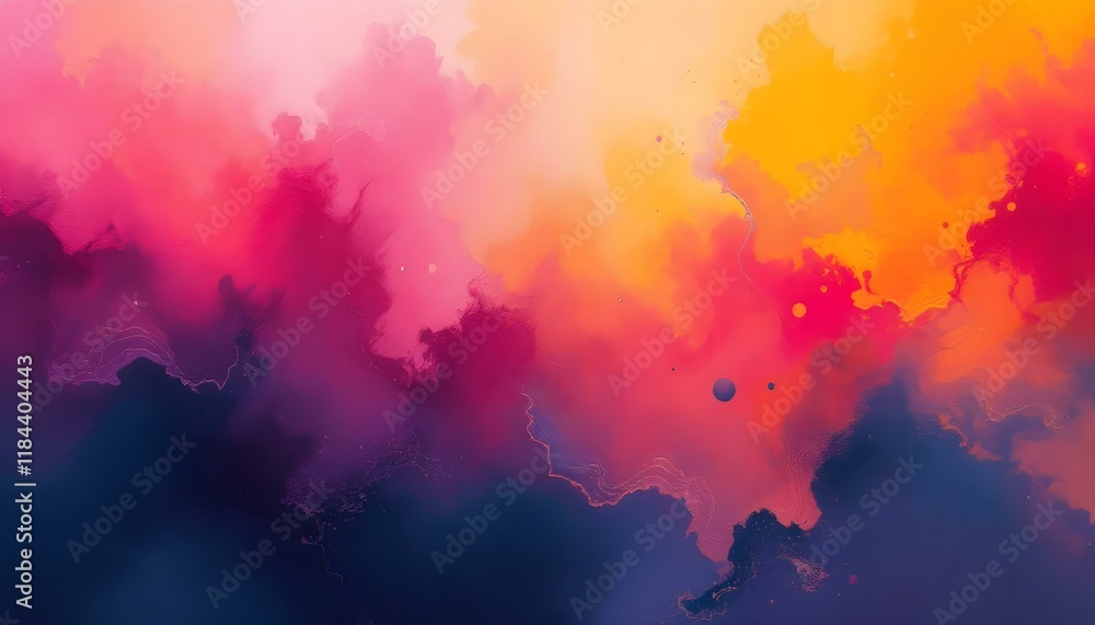 Poster Gradient gainsboro to the lemon yellow abstract background. Abstract background with a gradient of colors from blue to pink and yellow. Gradient Gainsboro to Goneydew abstract background