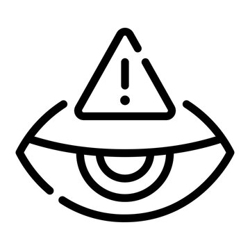 drowsiness line icon