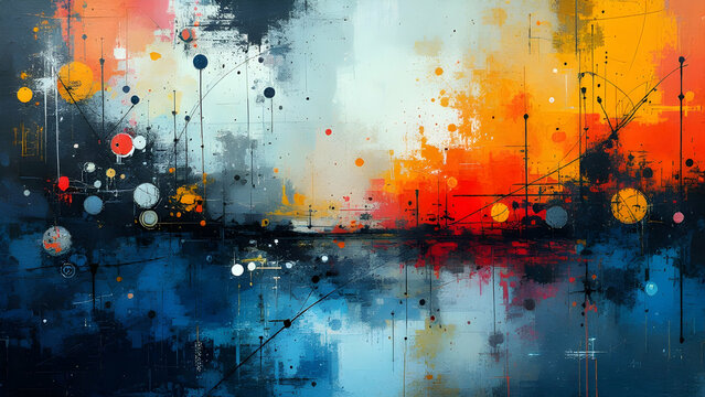 Grafitty Abstract Background