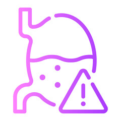 stomach gradient icon