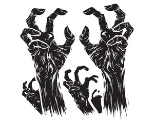 creepy zombie hands 6.eps