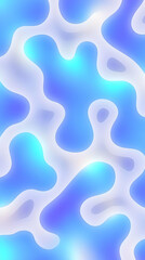 Abstract Blue Wave Background Illustration