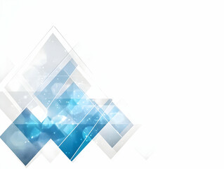 Abstract Background Design with Blue Squares
