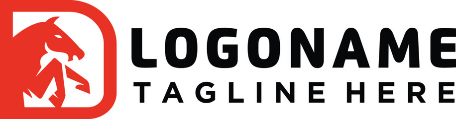 HORSE Logo concept for modern branding business  
