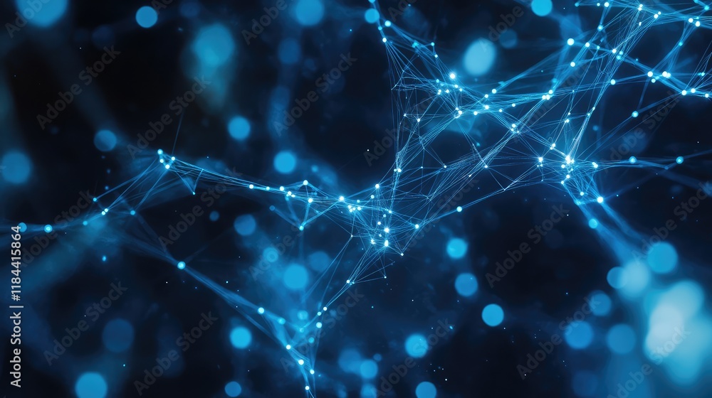 Poster quantum technology transforming healthcare, with algorithms analyzing patient records to provide mor