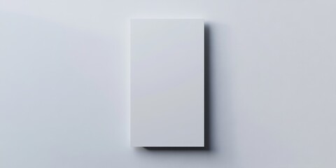 A vertical rectangular poster mockup is presented against a white backdrop, showcasing the design in a clear and visually appealing manner.