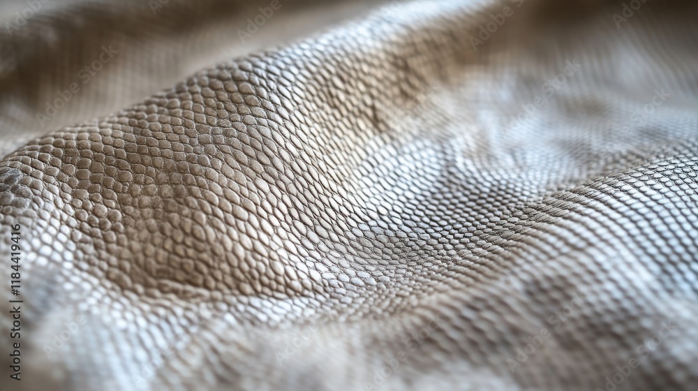 Aufkleber close-up of textured snake skin surface with intricate patterns and detail