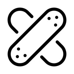 heal cover icon with line style, perfect for user interface projects