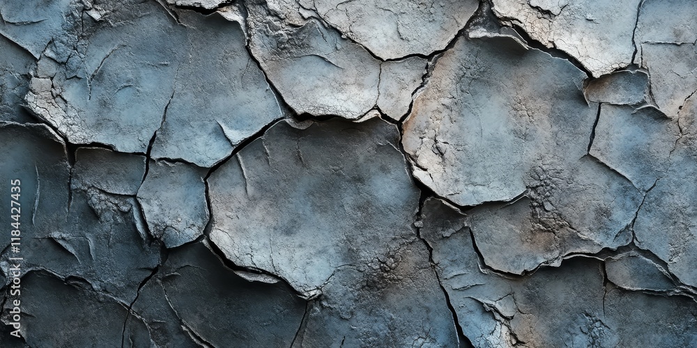 Poster Abstract texture showcasing a material with a damaged surface, ideal for creating unique backgrounds or wallpaper designs. This abstract texture adds depth and interest to any project.