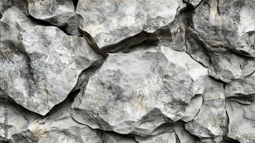 Poster grey stone rock texture background featuring a detailed pattern, ideal for showcasing the natural be
