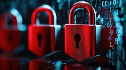 Locked Data Security with Digital Password Protections