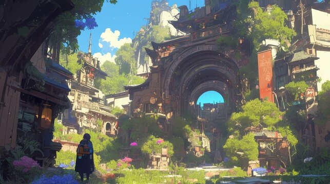 Wanderlust Journey, an exploration of diverse landscapes and cultures, showcasing vibrant cityscapes, serene nature, and unique local traditions, igniting the spirit of adventure.