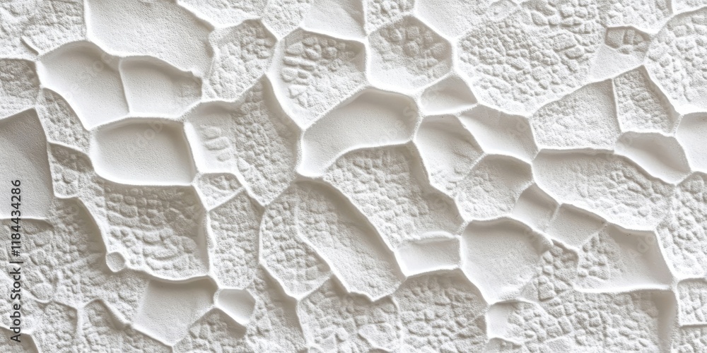 Poster polystyrene texture features a unique white foam design, perfect for various creative projects requi