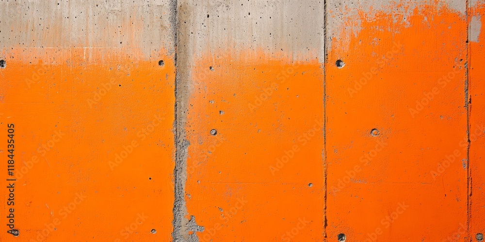 Aufkleber abstract orange background texture featuring a concrete wall creates a striking visual effect. this 