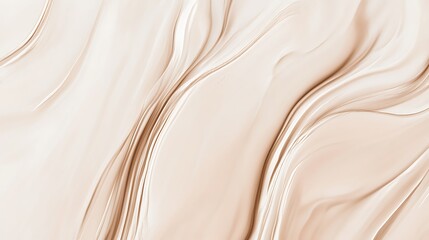 Obraz premium Abstract Beige Swirling Fluid Design Background