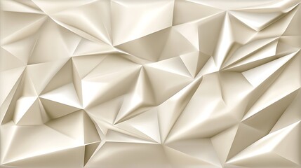 Abstract Beige Geometric Triangular Pattern Background