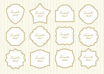 elegant frame dotted line 6