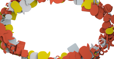 Network Communications with email symbol.