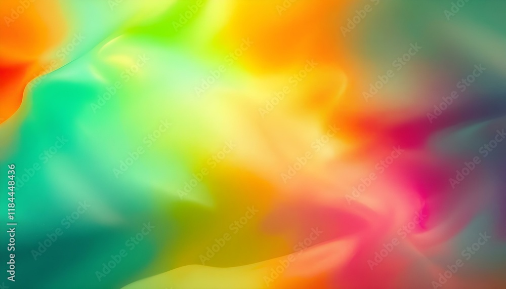 Aufkleber Orange teal green pink abstract grainy gradient background noise texture effect summer poster design. Hyber realistic retro grainy gradient background noise texture effect summer poster design