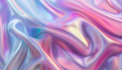 Obraz premium Iridescent Fabric Drape Abstract Background