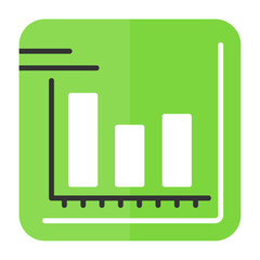 Chart Flat Style Icon