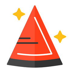 Party hat Flat Style Icon
